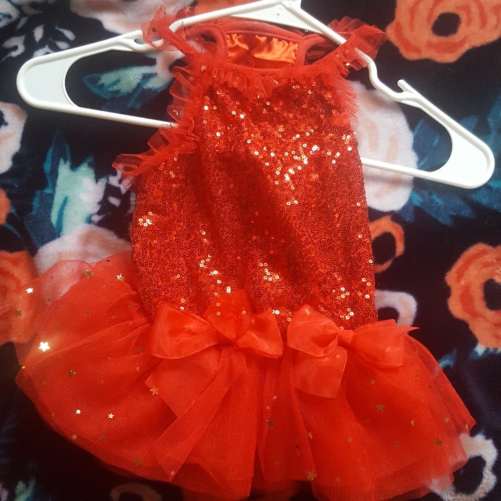 Red Dog Dress